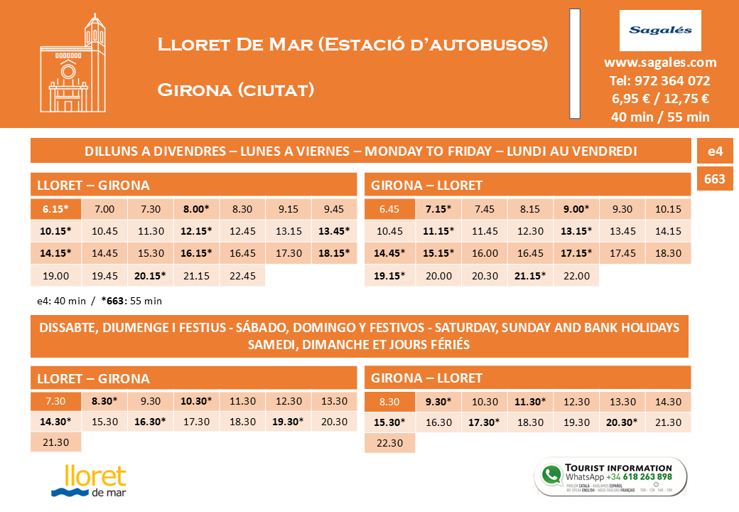 Bus Von Girona Nach Lloret De Mar Getting to Lloret de Mar by road - Lloret de Mar